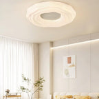 Acrylic Milky White Round Ceiling Lighting Modern Simple Style Living Room Light LED Three Color Dimmable for Balcony Corridor Bedroom Study Bar Cafe Tea