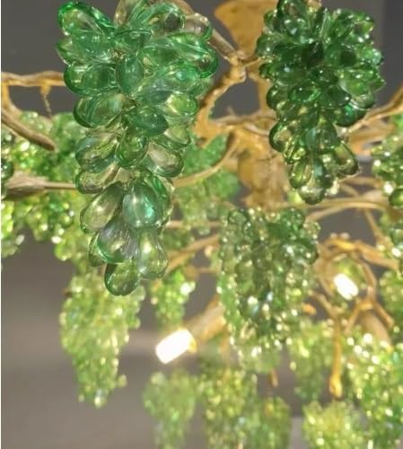Chandelier, Design Grapes Chandelier Lights Hotel Villa Decorative Hanging Light Living Room Bedroom Modern Luxury Led Decoration(Cold White)