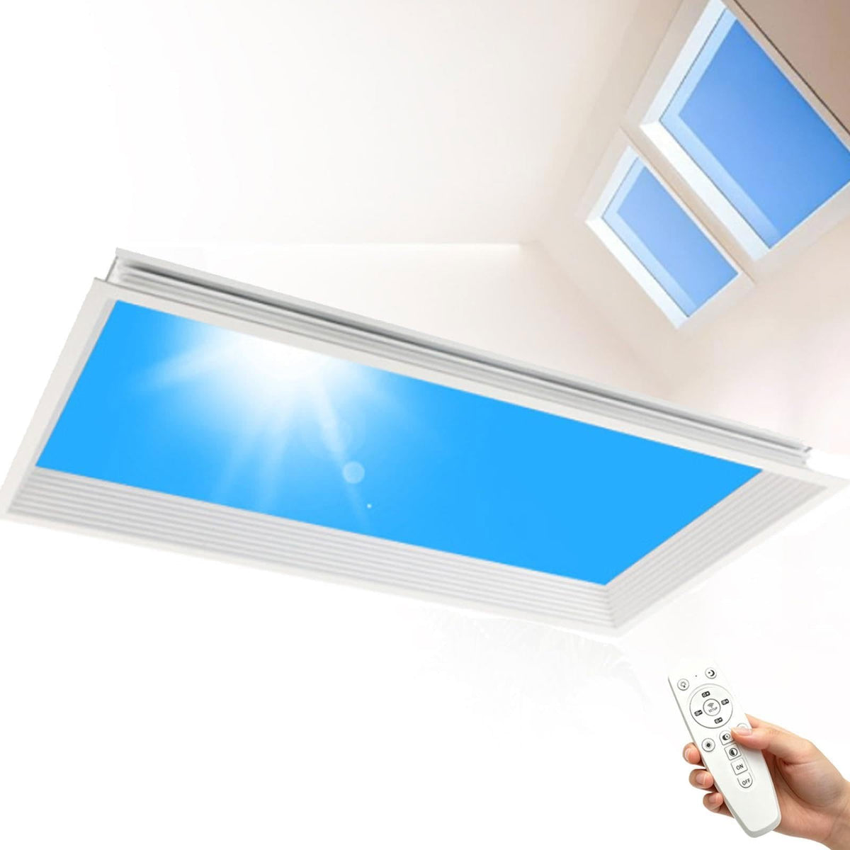 Adjustable Color Temperature LED Ceiling Light, Smart Sky Design, Versatile Lighting for Home, Office, and More