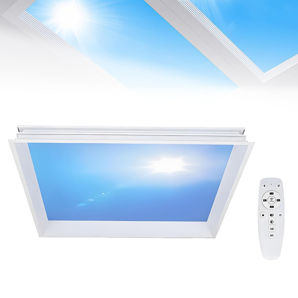 Artificial Skylight Recessed Ceiling Lamp Sky Simulation 60*120cm