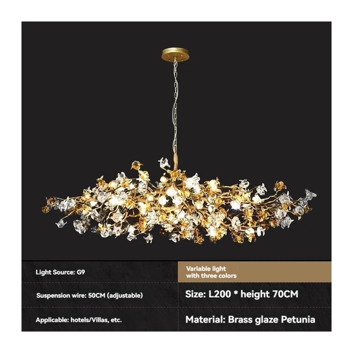 Ceiling Crystal Branch Chandeliers Villa Designer Crystal Chandelier for Living Room Bar Lamp Brass Art Tea Room,Art