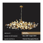 Ceiling Crystal Branch Chandeliers Villa Designer Crystal Chandelier for Living Room Bar Lamp Brass Art Tea Room,Art