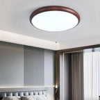 Walnut Ceiling Light, 3 Color Temp, Wall Switch, 1 Pack