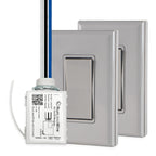 2 Fixture Battery-Free Wireless Light Switch Kit - Light Almond