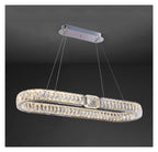 Oval Magic Ring Dimmable LED Chandelier Lighting Hanging Lamps Suspension Luminaire Lampen for Dinning Table Versatile Use