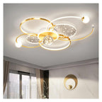 YUFENG , Modern Living Room Smart Indoor Decorative Light with Remote Control Stylish Minimalist Hall Ceiling Lamp
