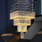 Modern Home Decoration Lamps for Living Room Smart Crystal Pendant Lights Dining Indoor Lighting, Crystal Chandelier