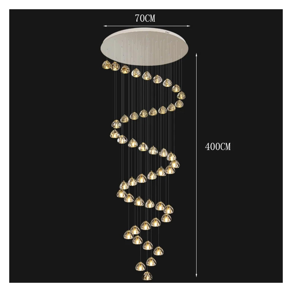 Modern Stair Chandelier Pendant Lights Indoor Lighting Ceiling Lamp Hanging Light Led Chandeliers for Living Room Indoor Lightin Contemporary