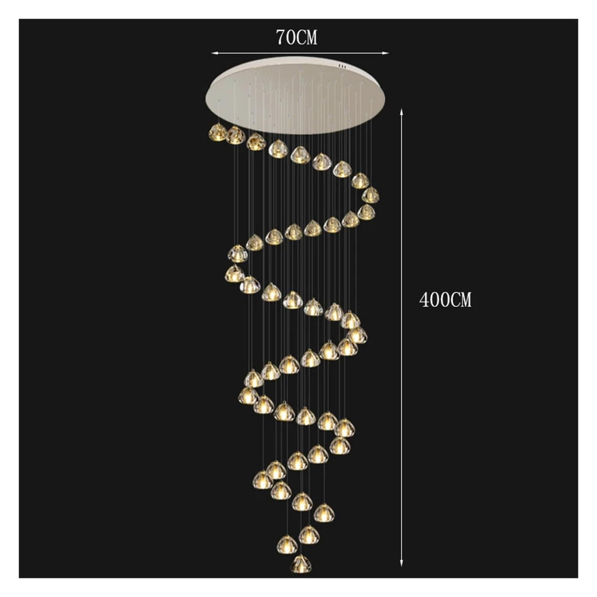 Modern Stair Chandelier Pendant Lights Indoor Lighting Ceiling Lamp Hanging Light Led Chandeliers for Living Room Indoor Lightin Contemporary