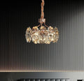 Pendant Lights, Modern Crystal Chandelier Living Room Home Decor Items Ceiling Led Light Decoration Lighting Lamps Pendant(Double Layer 78CM,Changeable)