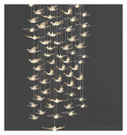 Modern Spiral Light Long Chandelier Luxury Living Room Lighting