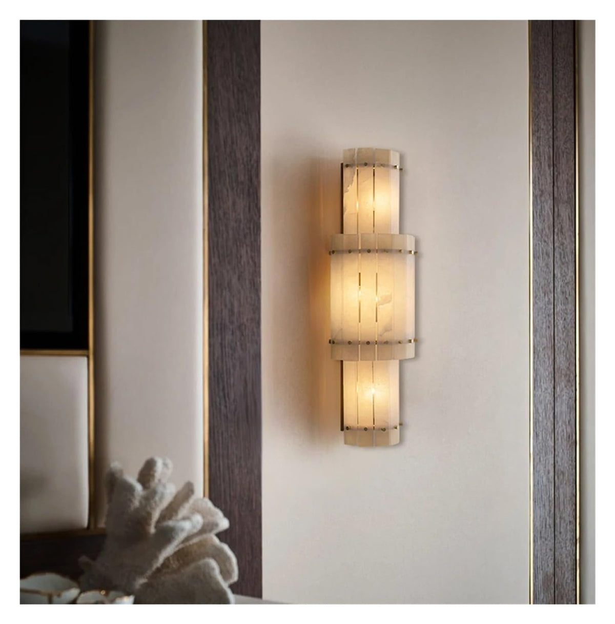 American Marble LED Chandelier Lighting Alabaster Hanging Lamps Lustre Suspension Luminaire Lampen for Dinning Room,Art