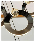 Multi Ring Spiral Suspended Fixture Round Canopy Hanging Decor ,Classic