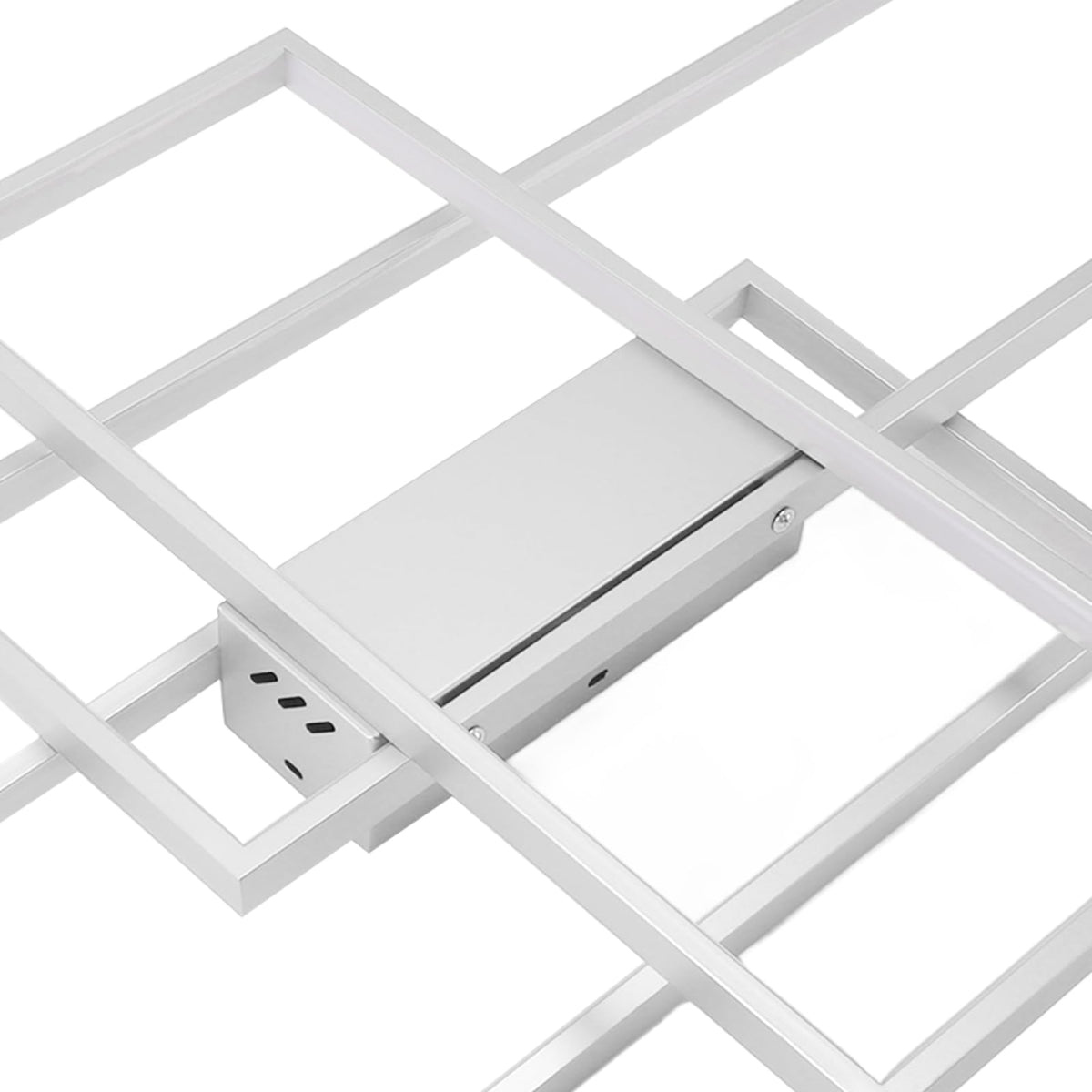 7 Rings Dimmable Flush Mount Ceiling Light, Smart LED for Living Room