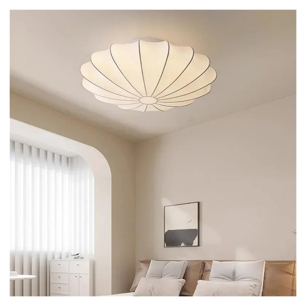 Modern Nordic Silk E27 Led Ceiling Light Lustre Fixtures