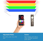 2x2 FT LED RGBW 5000K Multicolor Flat Panel Light Remote & App Controlled 40W 4400lm Color Changing LED Panel Light Smart Wi-Fi Drop Ceiling Light with Alexa/Google Assistant (4 Pack)