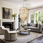 Ceiling Pendant Light, Villa Duplex Loft Large Glass Tube Chandeliers Decoration Foyer Two-Story Room Big Hanging Lamp Luxury Lamps(Dimmable,60x100cm)
