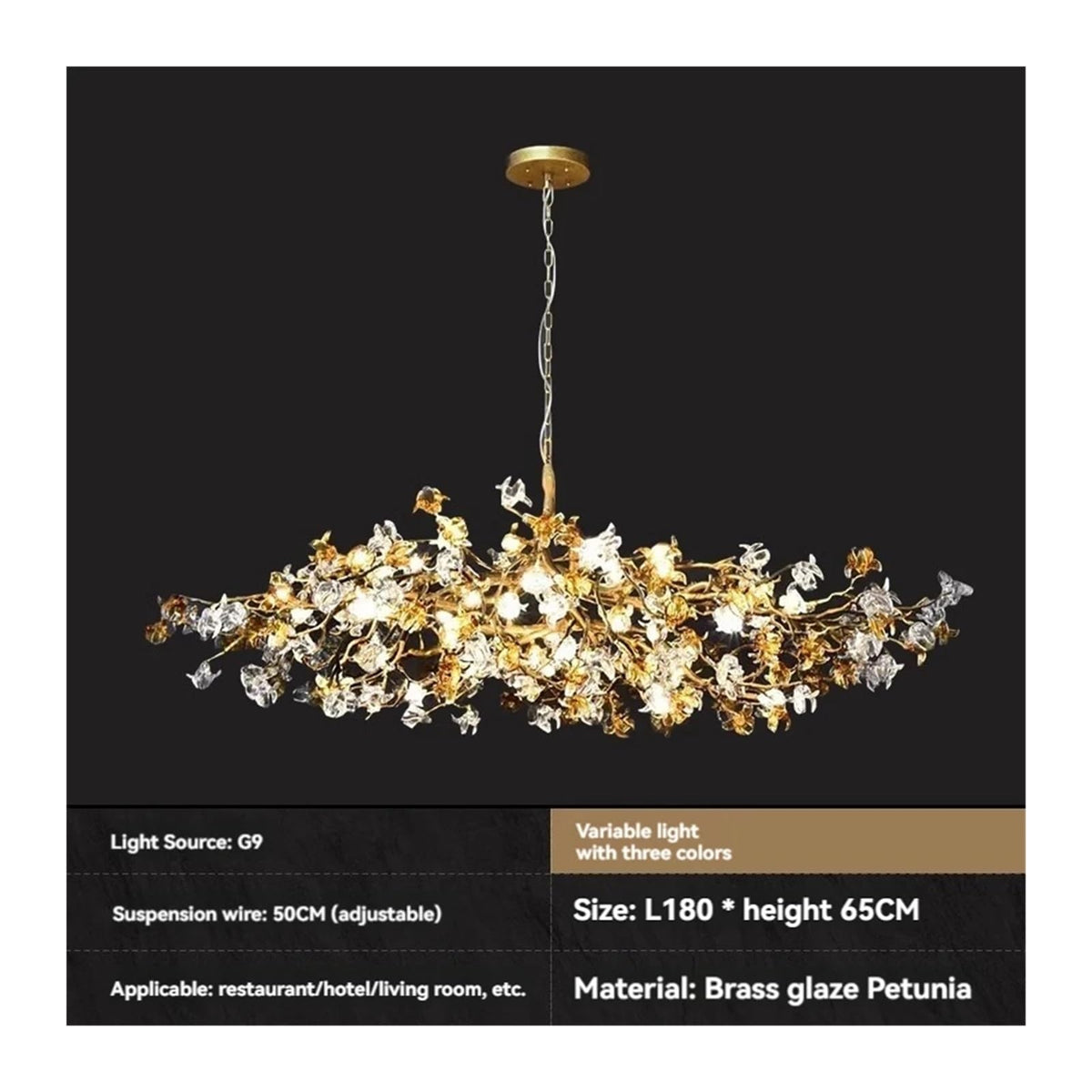 Ceiling Crystal Branch Chandeliers Villa Designer Crystal Chandelier for Living Room Bar Lamp Brass Art Tea Room, Modern