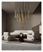 Retro Bronze Small Crystal Pendant Chandelier Home Decor Living Room Lustre Hanglamp Vintage,Modern Chandelier