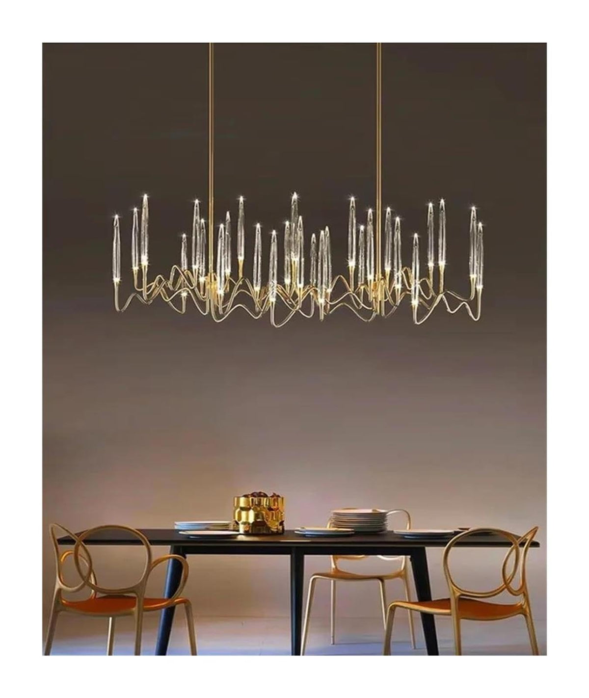 Luxury Light LED Crystal Chandelier Tree Branch Pendant Lights,Modern