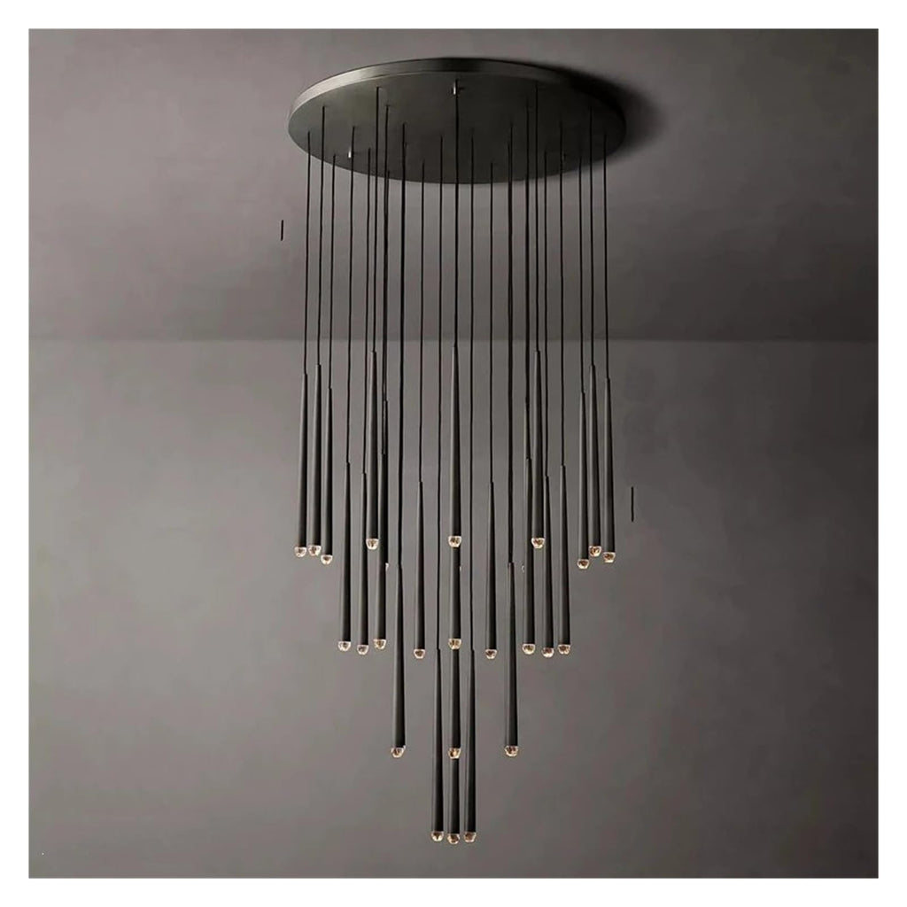 Retro Bronze Small Crystal Pendant Chandelier Home Decor Living Room Lustre Hanglamp Vintage,Modern Chandelier