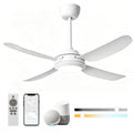 48" Ceiling Fans with Lights,LED Ceiling Fan with Light and Remote Control