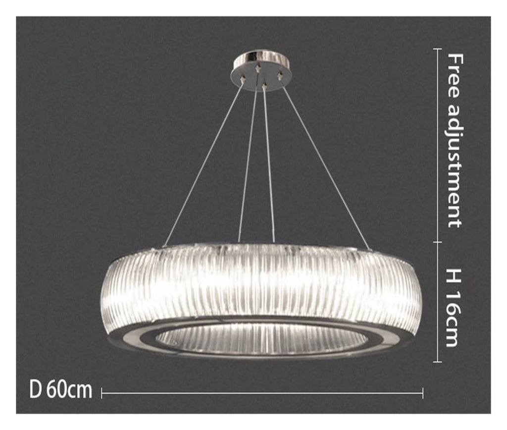 Modern Luxury LED Crystal Ceiling Pendant Lights Living Dining Room Lighting Decor Chandelier Lamp Indoor Fixture,Soft Light