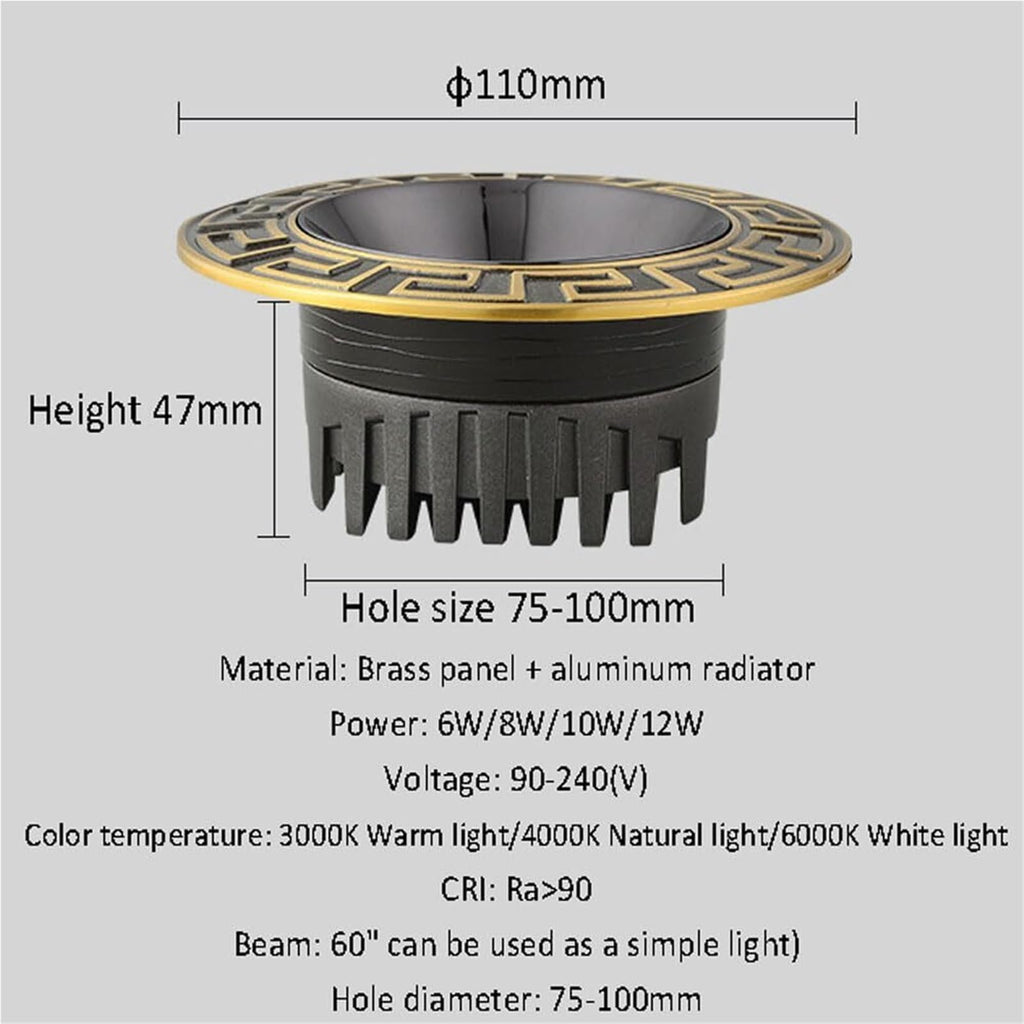 4.3-Inch Retrofit Motion Sensor Downlight - Dual Body/Light Sensors, 3 T Adjustable, Indoor Ceiling Lighting Fixture,Warm light-8W