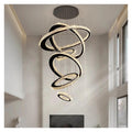Modern Stair Chandelier Pendant Lights Indoor Lighting Ceiling Lamp Hanging Light Led Chandeliers for Living Room Indoor Lightin Contemporary