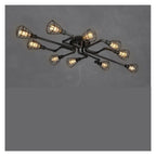 Vintage Iron Light Water Pipe Ceiling Light Fixture Creative Retro Nostalgia Light,Foyer