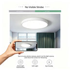 39W Smart LED Flush Mount Round Ceiling Light White