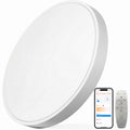 32 Inch Large LED Flush Mount Ceiling Light Fixture, Minimalist, Dimmable