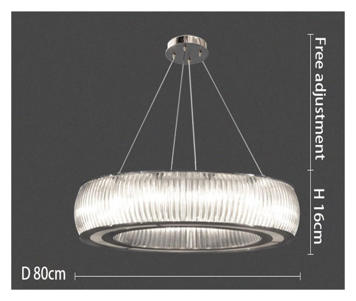 Modern Luxury LED Crystal Ceiling Pendant Lights Living Dining Room Lighting Decor Chandelier Lamp Indoor Lights Fixture Sleek Design