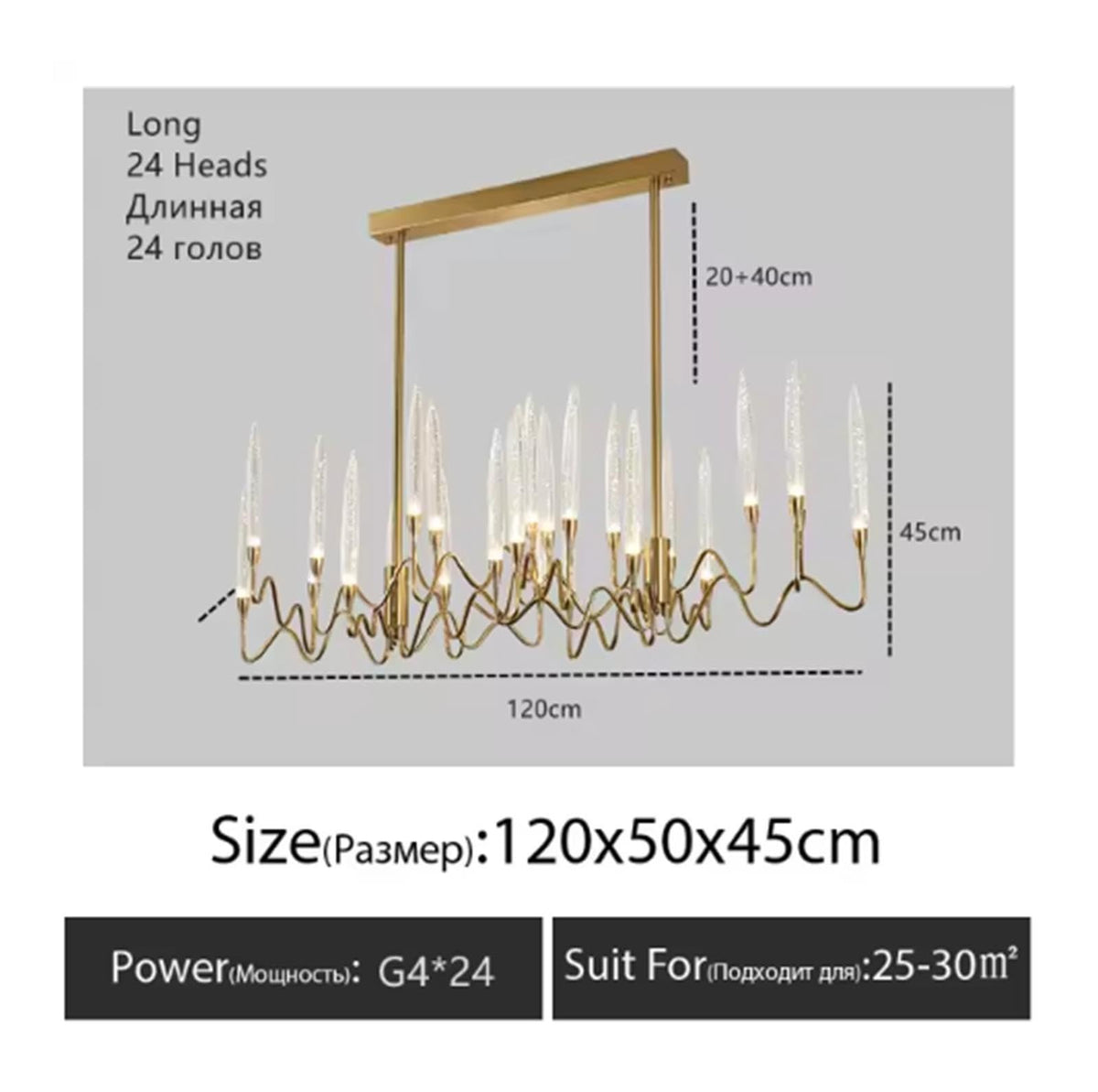 Luxury Light LED Crystal Chandelier Tree Branch Pendant Lights,Modern
