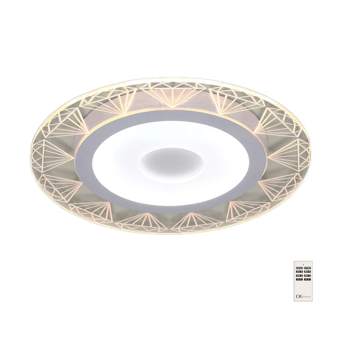 Ultra-Thin Acrylic Led Ceiling Lights Living Room Lamp Atmospheric Modern Simple Bedroom Lamp Ceiling Lighting Room Smart Ceiling Lamp,D,78cm