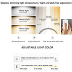 15.8" Dimmable LED Flush Mount Ceiling Light with Remote, 3000K-6000K for Bedroom Living Room(Natural Grey,23.6in)