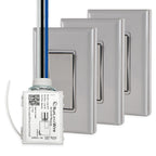 2 Fixture Battery-Free Wireless Light Switch Kit - Light Almond