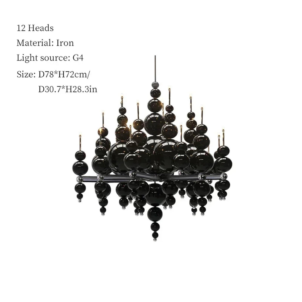 Modern Simple Gourd Living Room Restaurant Chandelier Creative Villa Hotel Smart Lamps Personality Room Decoration
