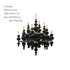 Modern Simple Gourd Living Room Restaurant Chandelier Creative Villa Hotel Smart Lamps Personality Room Decoration