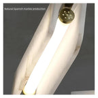 Spanish Marble Ceiling Pendant Light Long Alabaster Chandelier ,Space