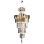 Penthouse Chandelier Exhibition Hall Lamps Villa Light Luxury Crystal Simple Pick Empty Living Room Lighting,Decor