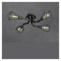 Vintage Iron Light Water Pipe Ceiling Light Fixture Creative Retro Nostalgia Light,Foyer