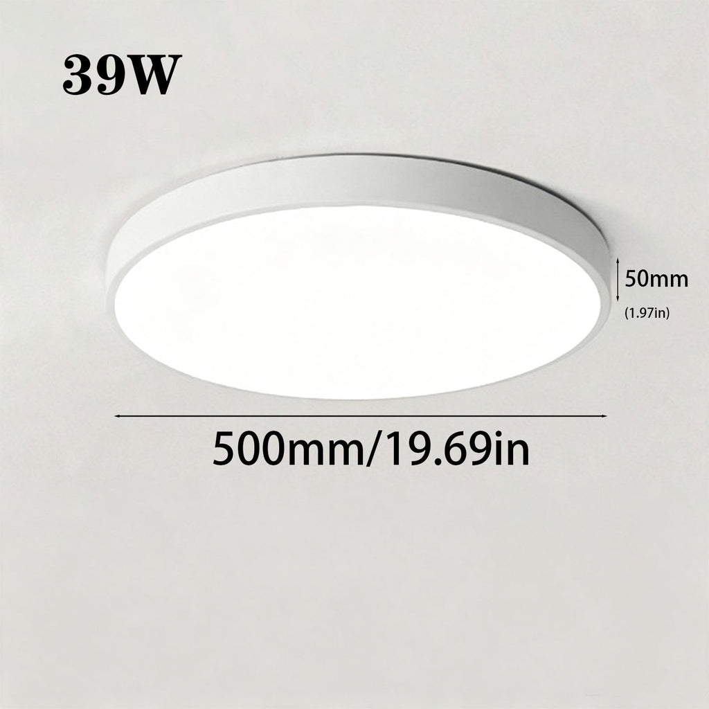 39W Smart LED Flush Mount Round Ceiling Light White