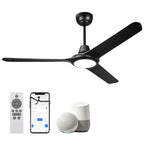 48" Ceiling Fans with Lights,LED Ceiling Fan with Light and Remote Control