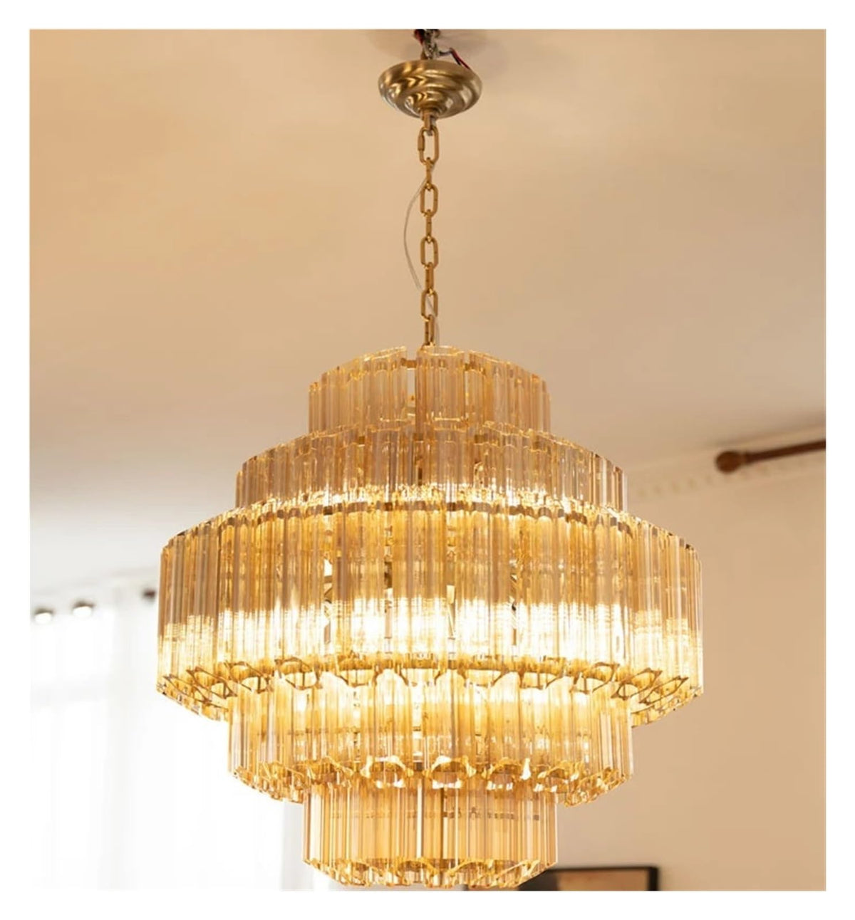 Modern Living Room Luxury Glass Crystal Pendant Lamp Bedroom Restaurant Hotel Villa Designer Hig-hend Chandelier Decor Lighting,Art