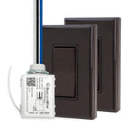 2 Fixture Battery-Free Wireless Light Switch Kit - Light Almond