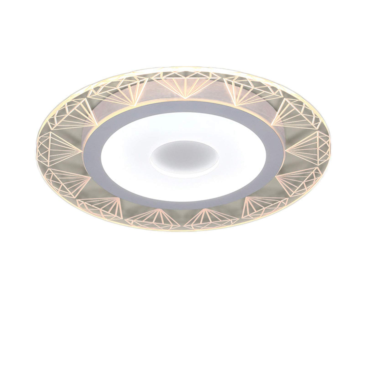 Ultra-Thin Acrylic Led Ceiling Lights Living Room Lamp Atmospheric Modern Simple Bedroom Lamp Ceiling Lighting Room Smart Ceiling Lamp,D,78cm