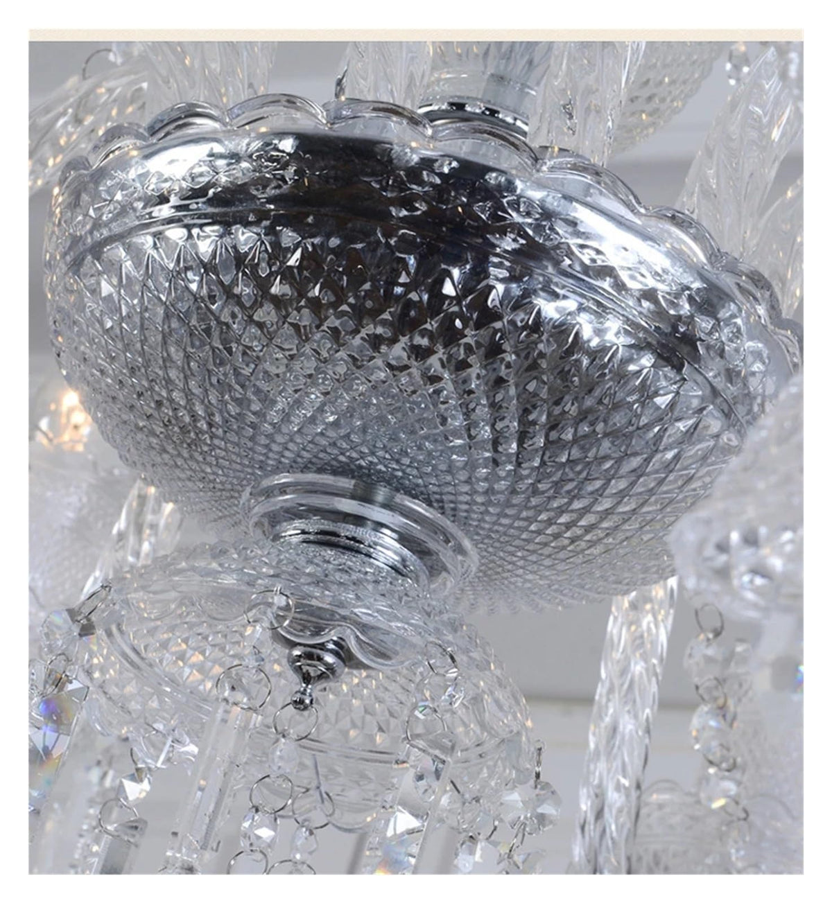 Modern Large Crystal Chandelier Lighting for Dining Room Black Chandelier Home Contemporary Pendant Lamp Living Room LED Lights Contemporary