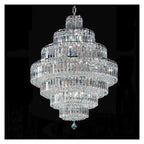 Modern K9 Crystal Led Chandeliers Light French Empire Gold Chrome Chandeliers Large Scale Lighting,for Home