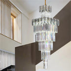 Penthouse Chandelier Exhibition Hall Lamps Villa Light Luxury Crystal Simple Pick Empty Living Room Lighting,Decor